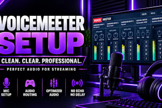 configure voicemeeter for clean obs streaming audio