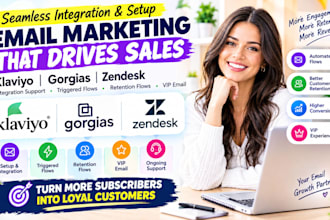 klaviyo gorgias zendesk integration support triggered retention flows  VIP email