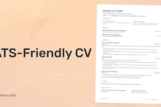 write a modern professional resume optimized for ats