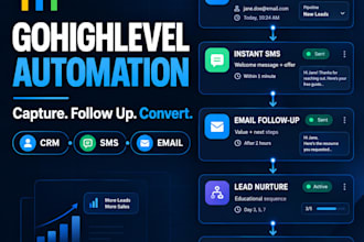 gohighlevel build ghl real estate lead follow up automation