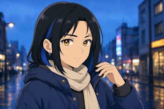draw anime character art
