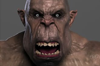 sculpt anything 3d model using zbrush