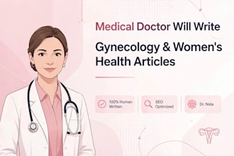 write medical articles on gynecology womens health,
