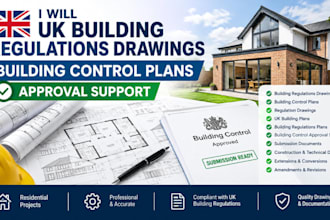 do uk planning permission drawings and building regulations drawings