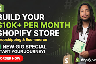 build an automated, ready to sell shopify dropshipping store