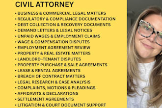 handle debt collection claims, credit report corrections, and consumer rights