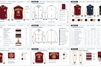 do factory ready fashion tech pack flat sketches advanced tech packs cloth logo