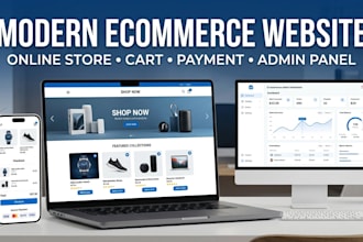 build a modern ecommerce or online shopping website
