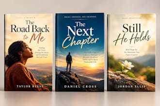 christian book cover design memoir paperback ebook self help devotional cover