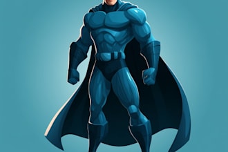 do a superhero character