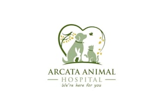 design awesome animal hospital theme logo