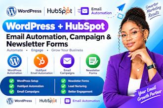 wordpress automation,hubspot email automation,email campaign newsletter forms