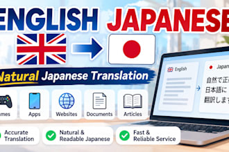 translate english to natural native japanese