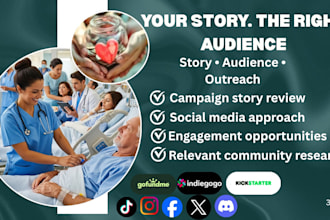 develop a gofundme fundraising strategy and outreach plan
