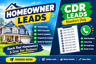 provide home owner leads and real estate leads