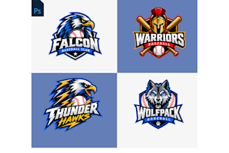 do baseball team jersey or sports club logo design
