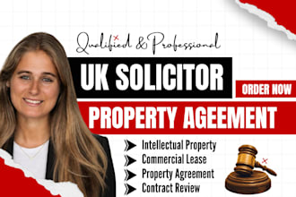 be your UK solicitor for intellectual property and commercial lease agreements
