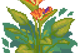 create high quality pixel art icons and backgrounds