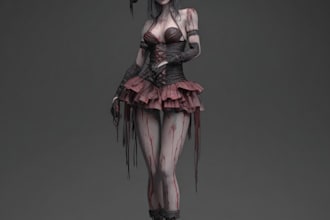 fantasy horror and fantasy horror character
