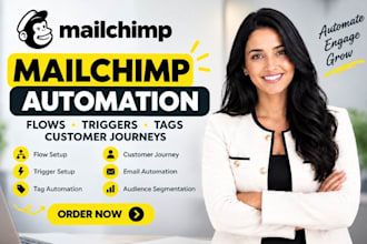 setup mailchimp flow setup trigger setup tag automation customer journey