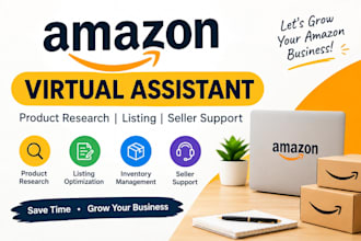 your amazon virtual assistant for product research and seller support