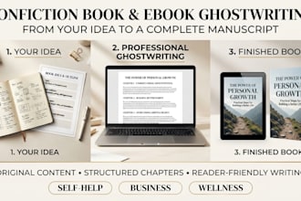ghostwrite or write a professional nonfiction book or ebook