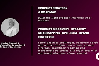 create your executive product strategy, mvp and roadmap