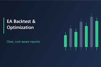 backtest and optimize your mt5 expert advisor