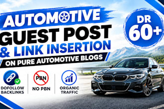 do car guest posting on high DR automotive blogs and build automotive backlinks