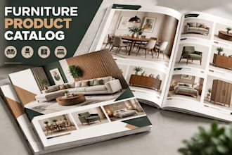 furniture product catalog, interior catalog design, furniture brochure