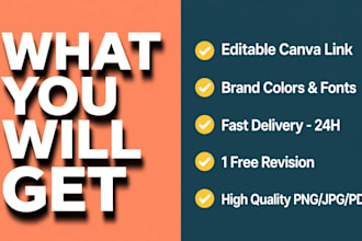 create professional canva graphic designs