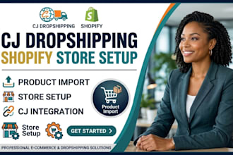 setup cj dropshipping shopify store with winning products and automation listing