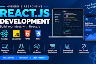 develop a modern react js website