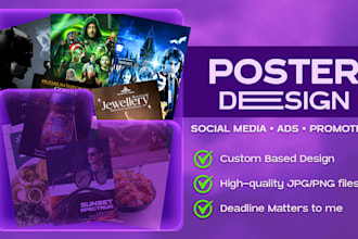 design creative posters, instagram social media post