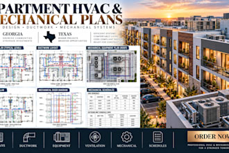 design apartment hvac and mechanical plans in georgia, texas