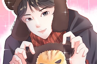 draw fan art and original character