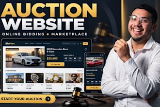 build auction website online auction bidding website auction marketplace