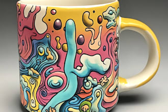 design awesome custom mug design