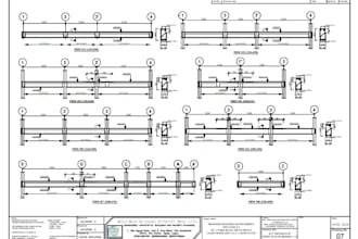 draw structural drawings foundation and framing plans in autocad