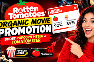 promote rotten tomatoes movie to increase visibility and audience engagement