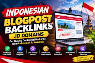 provide indonesian blogpost backlinks from id domains