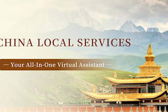 be your china local assistant for shopping bookings  and errands