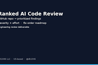 review your github repo with US based ranked ai code review
