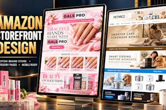 design amazon storefront brand store