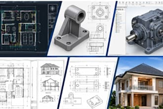 be your draftsman 2d solidwork autocad shop drawing cad drafting house blueprint