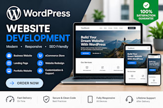 design a wordpress website with elementor