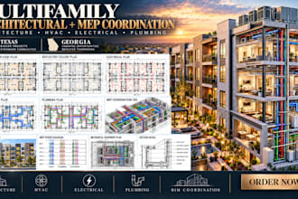 multifamily architectural mep coordination drawings texas georgia