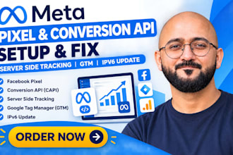 fix or setup meta pixel fb conversion api, ipv6 update, server side tracking via