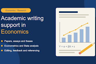 help with economics research and academic writing
