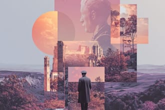 create a bold and creative album cover artwork